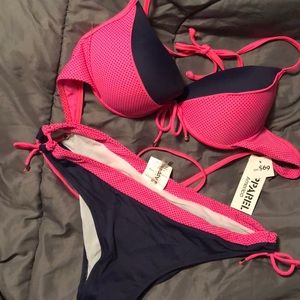 Hot pink & purple bnwt bikini